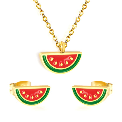 watermelon slice jewelry