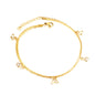 winged butterfly anklet elegant